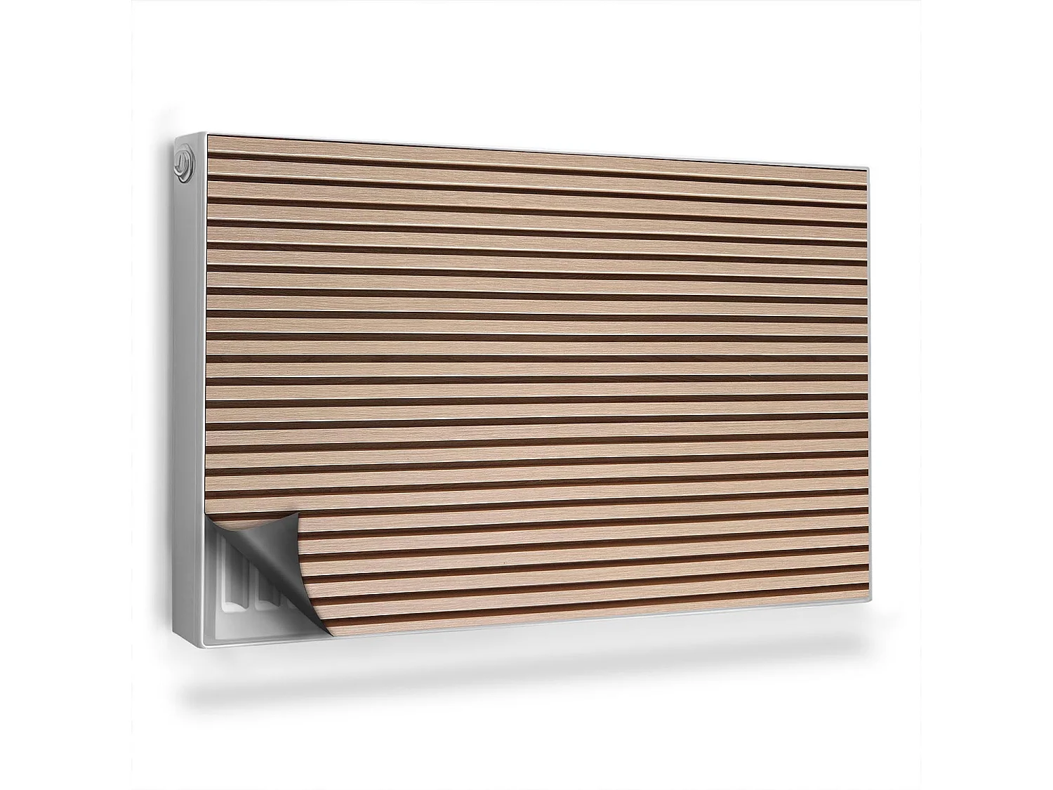 Tapis magnétique pour radiateur - Lattes de niveau - 100x60 cm