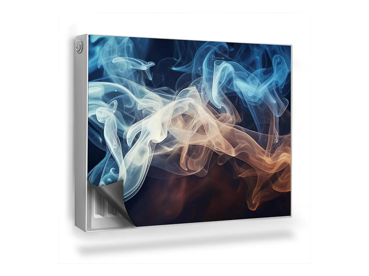 Magnetische mat voor radiator - Gekleurde rook - 80x60 cm