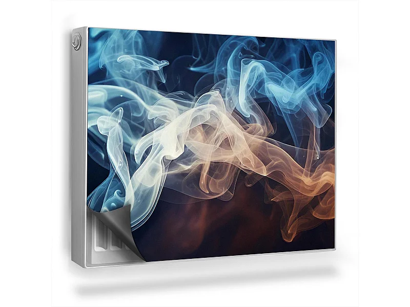 Magnetische Matte für Heizkörper - Farbiger Rauch - 80x60 cm