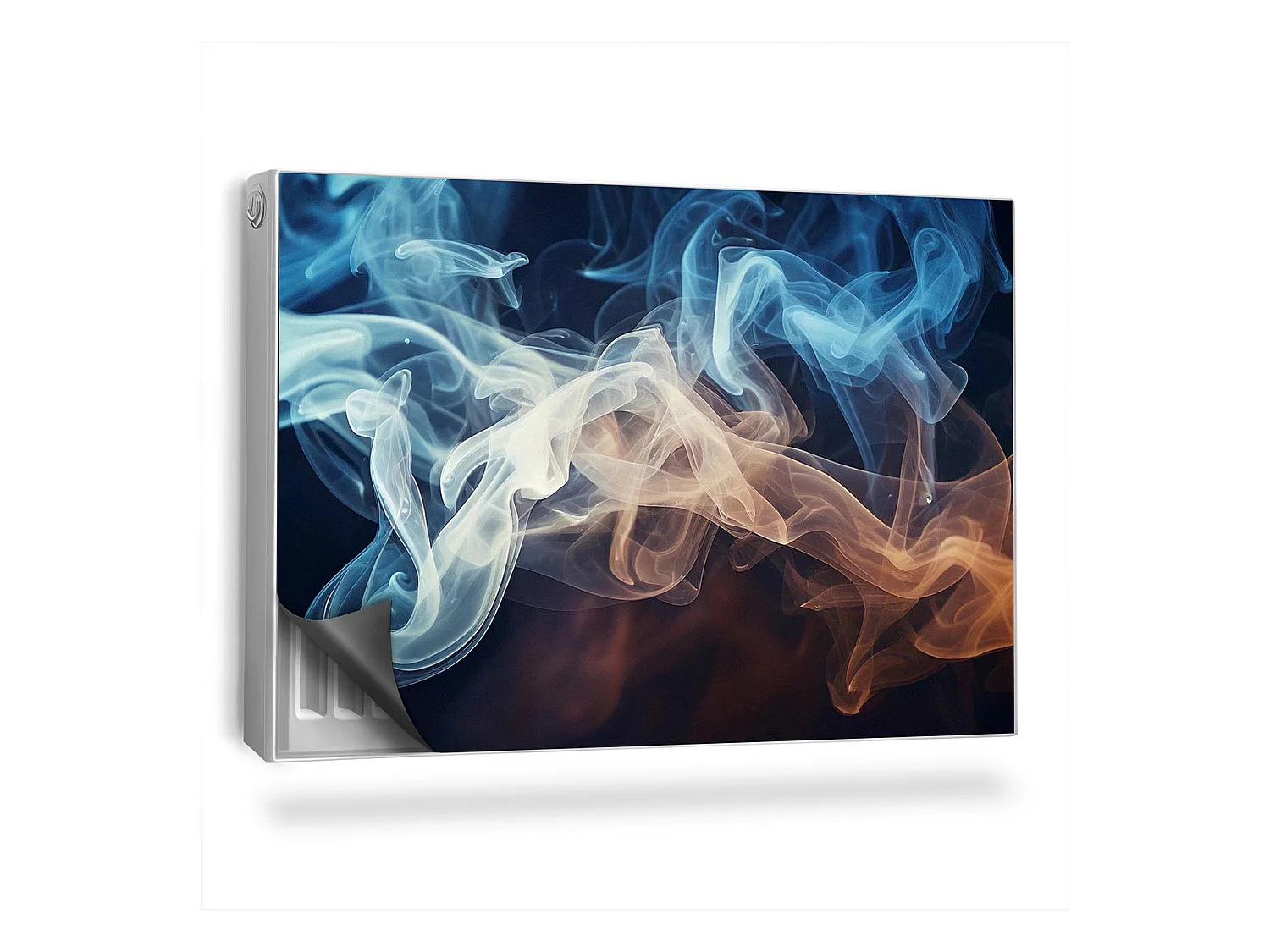 Magnetische mat voor radiator - Gekleurde rook - 90x60 cm