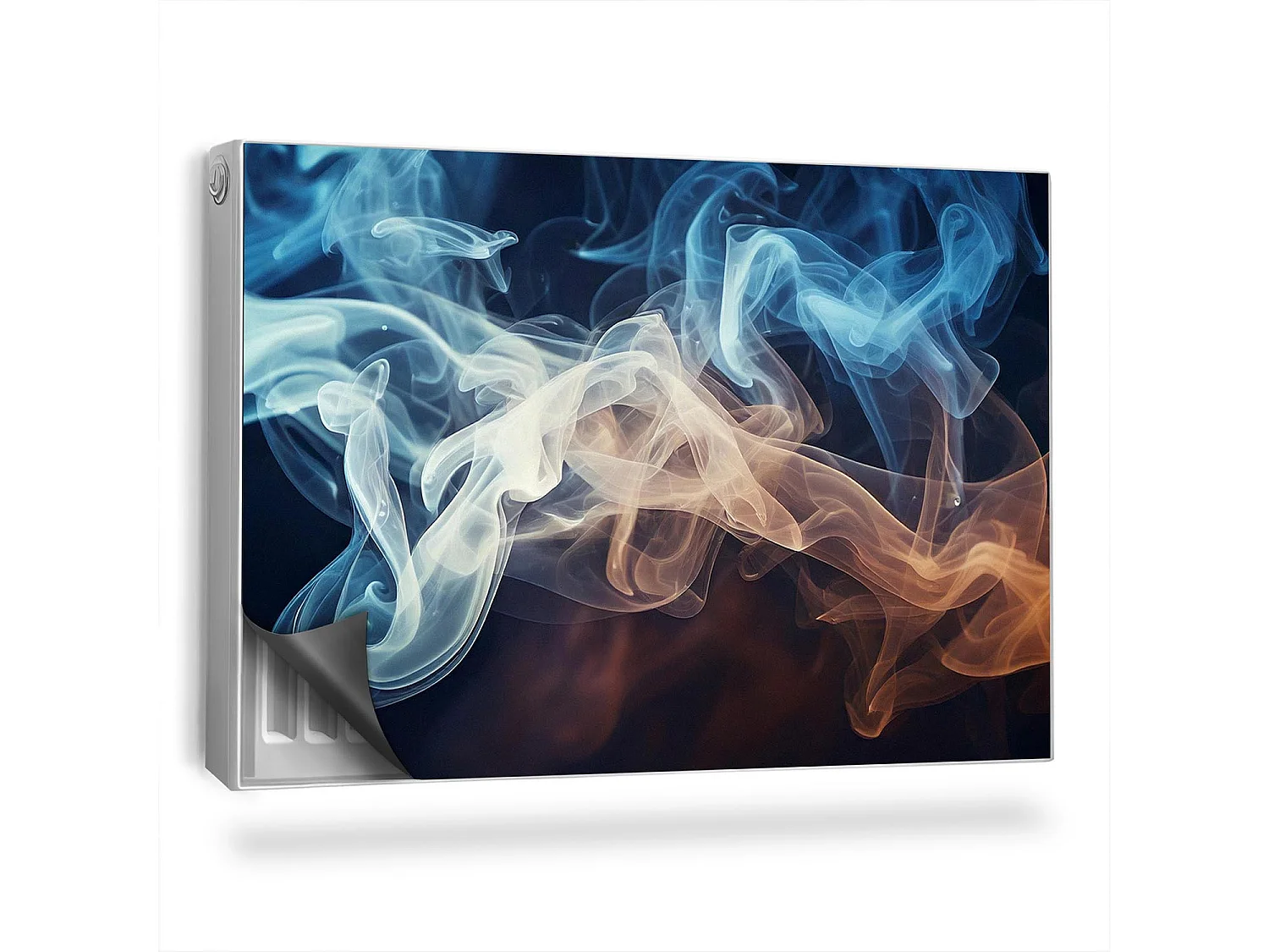 Tapis magnétique pour radiateur - Fumée colorée - 90x60 cm