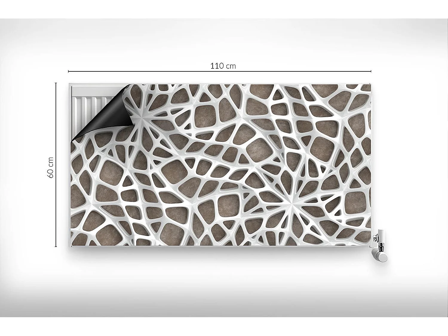 Magnetische mat voor radiator - Spinrag - 110x60 cm