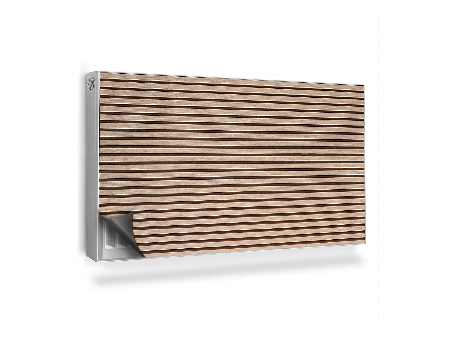 Tapis magnétique pour radiateur - Lattes de niveau - 110x60 cm