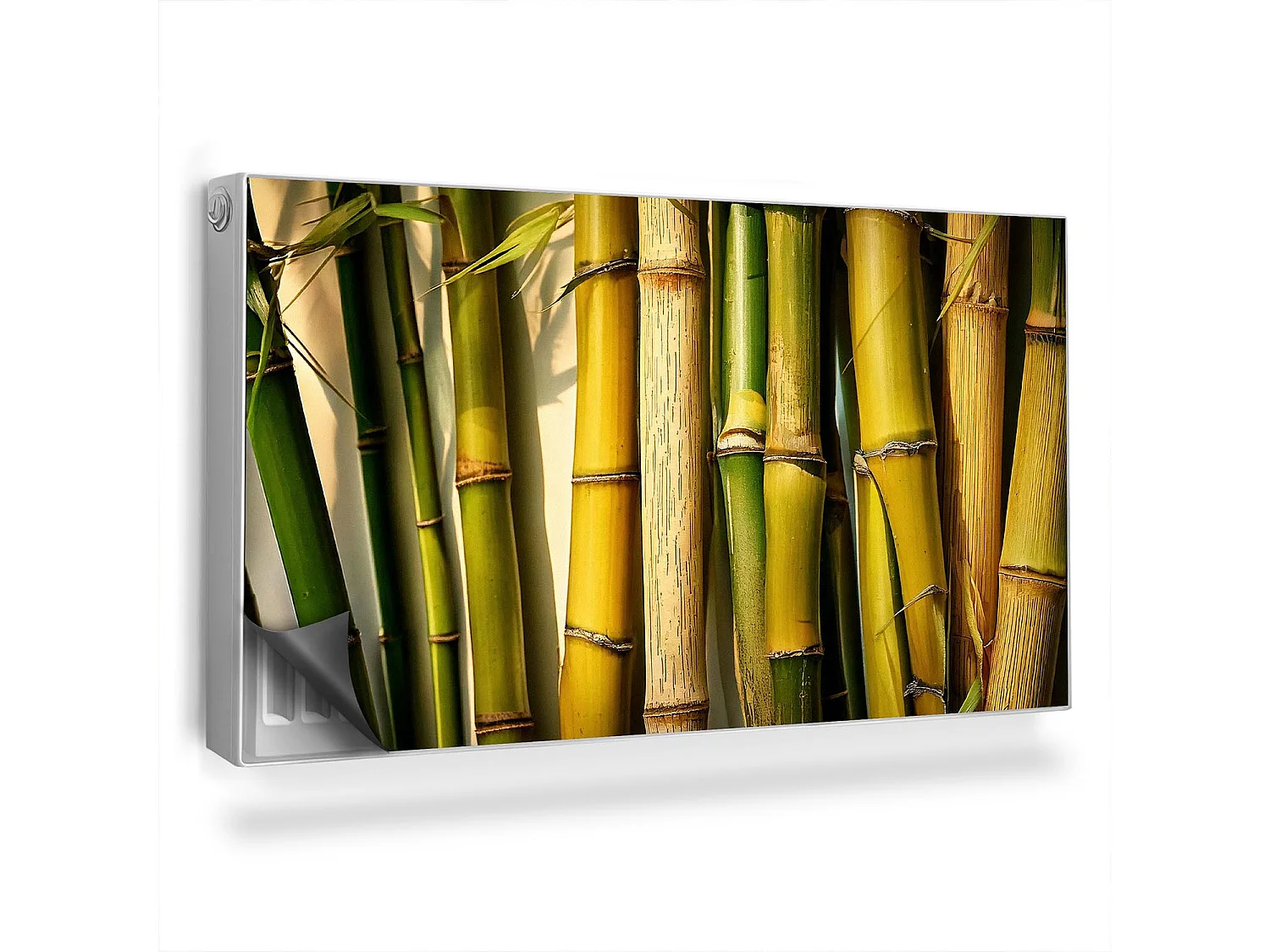 Magnetische Matte für Heizkörper - Bambusstängel - 110x60 cm