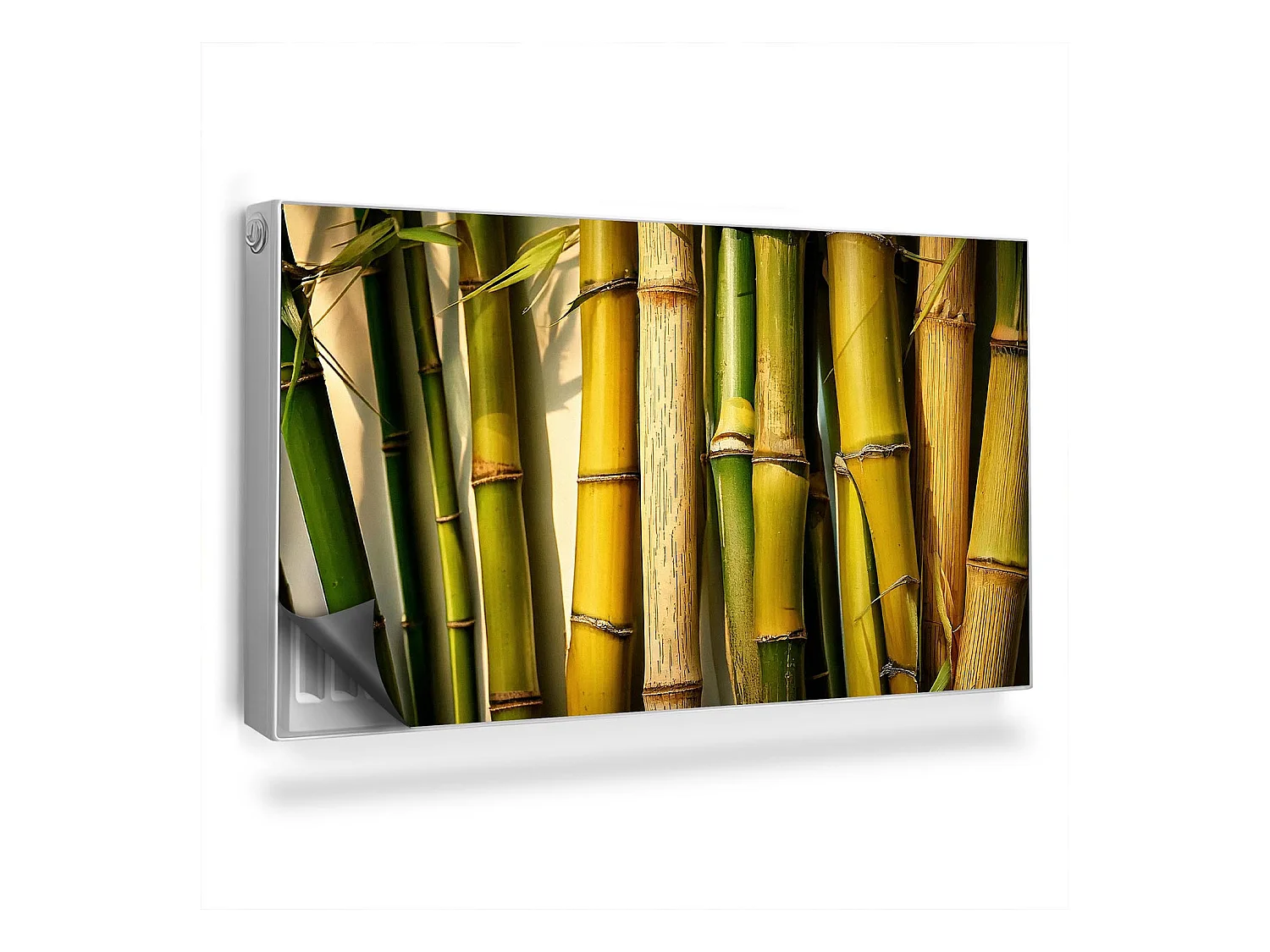 Tapis magnétique pour radiateur - Tiges de bambou - 110x60 cm