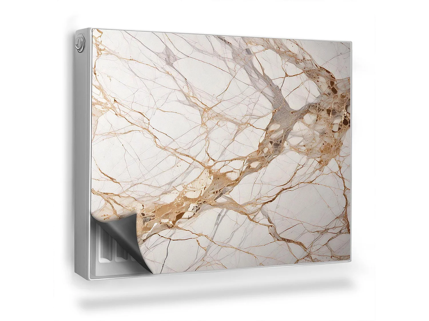 Magnetische mat voor radiator - Marmer - 80x60 cm