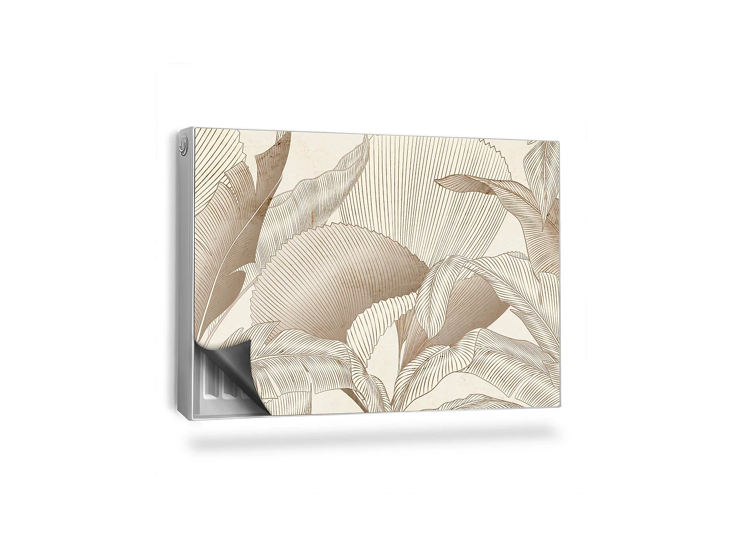 Tapis magnétique pour radiateur - Modèles de feuilles - 90x60 cm