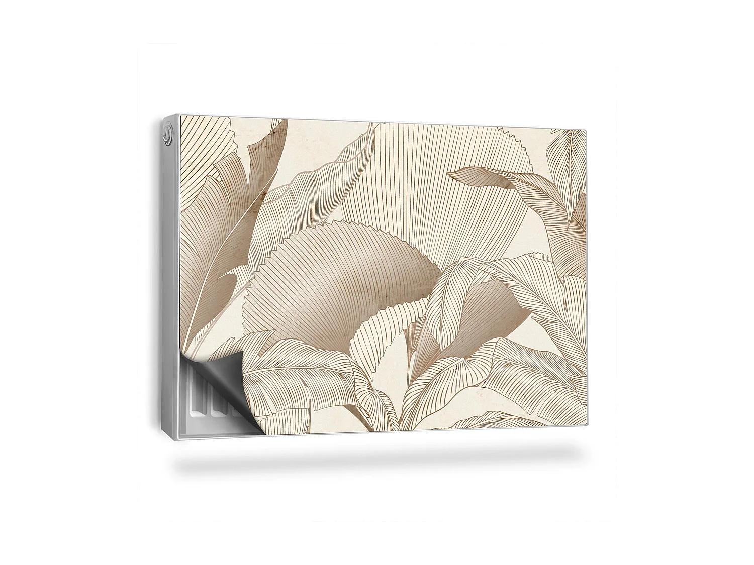 Tapis magnétique pour radiateur - Modèles de feuilles - 90x60 cm