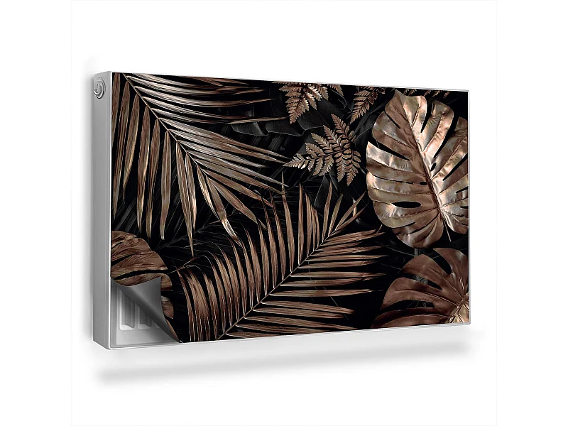 Magnetische mat voor radiator - Gouden bladeren - 100x60 cm