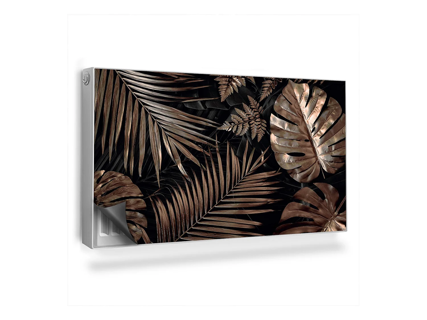 Tapis magnétique pour radiateur - Feuilles dorées - 110x60 cm