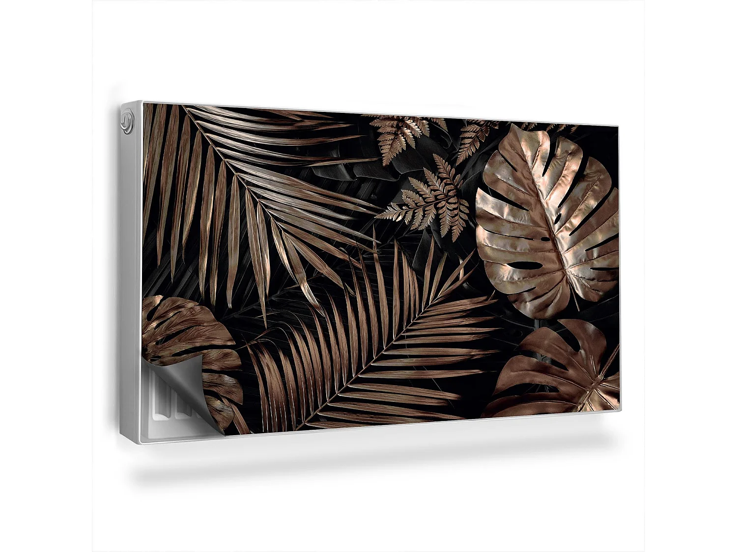 Magnetische Matte für Heizkörper - Goldene Blätter - 110x60 cm