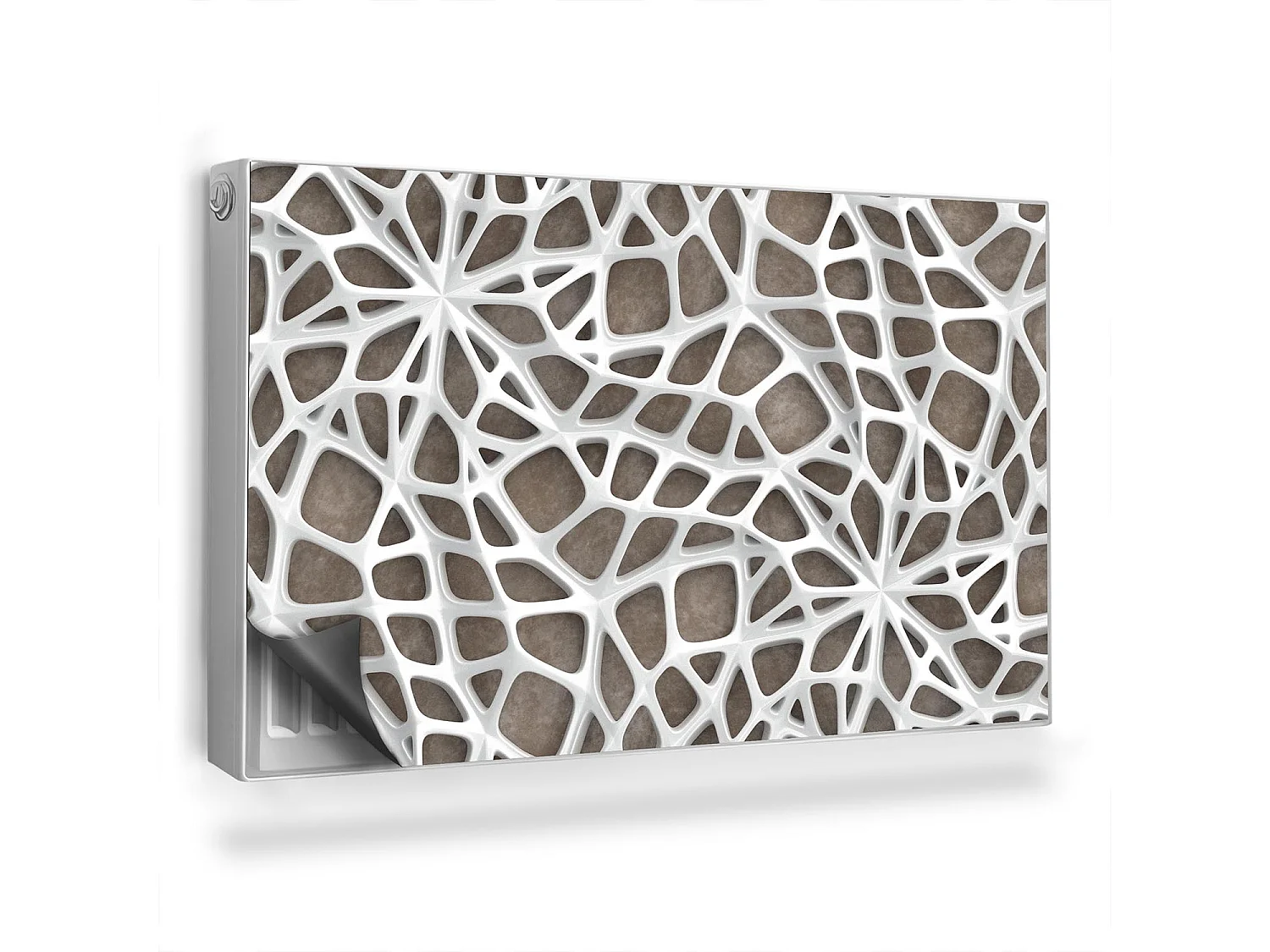 Magnetische Matte für Heizkörper - Spinnennetz - 100x60 cm