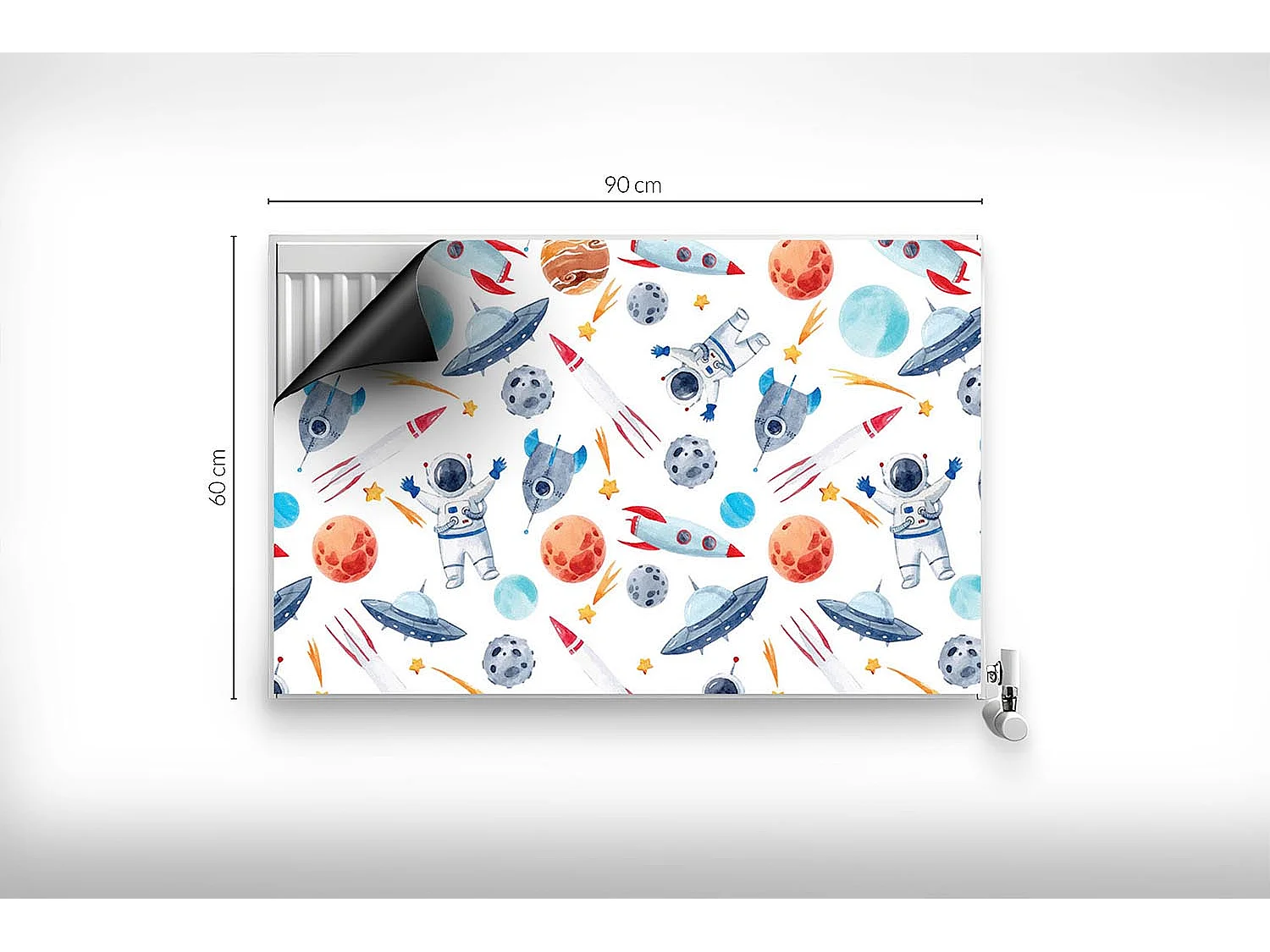 Magnetische Matte für Heizkörper - Kosmos - 90x60 cm