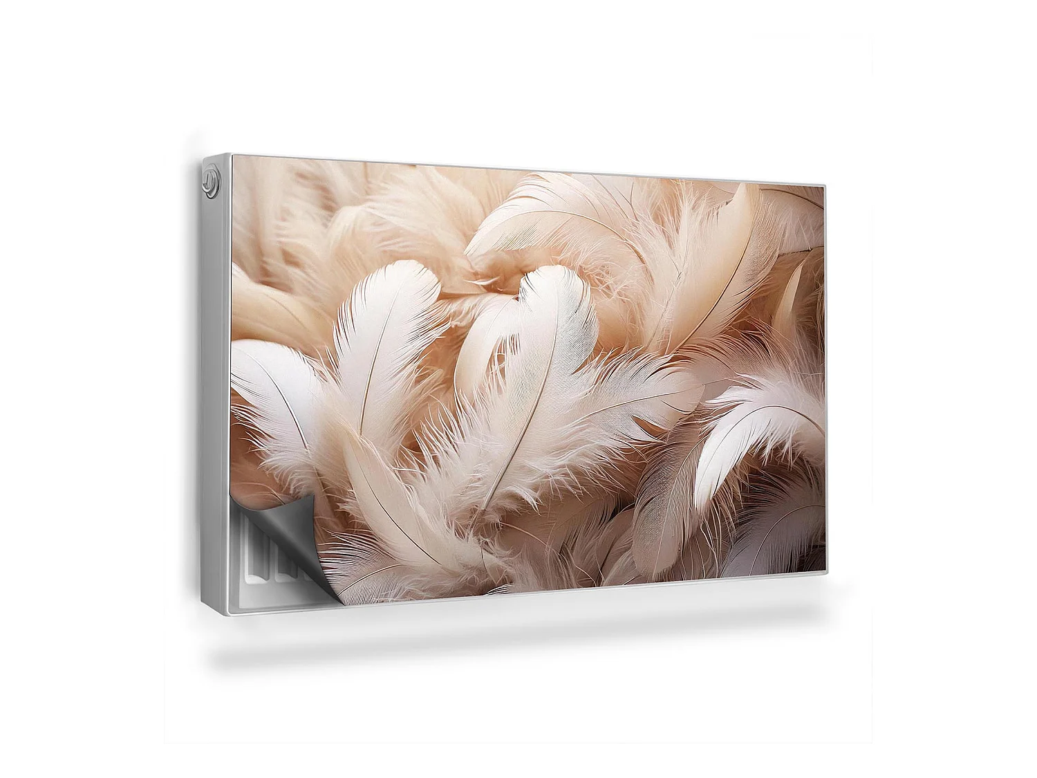 Tapete magnético para radiador - Plumas brillantes - 100x60 cm
