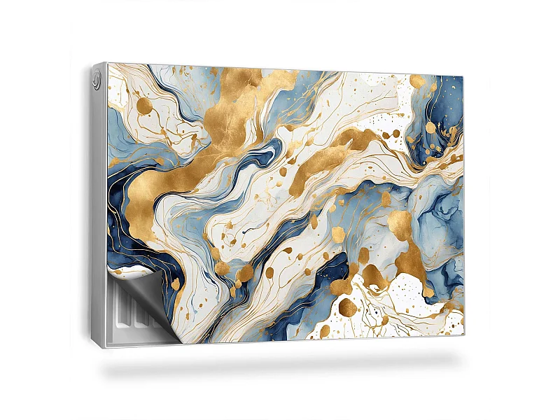 Magnetische mat voor radiator - Abstracte vlekken - 90x60 cm