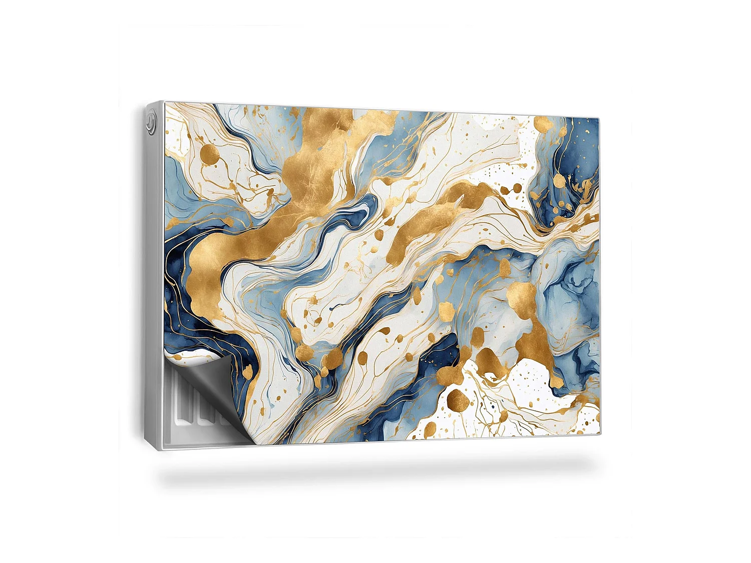 Magnetische mat voor radiator - Abstracte vlekken - 90x60 cm