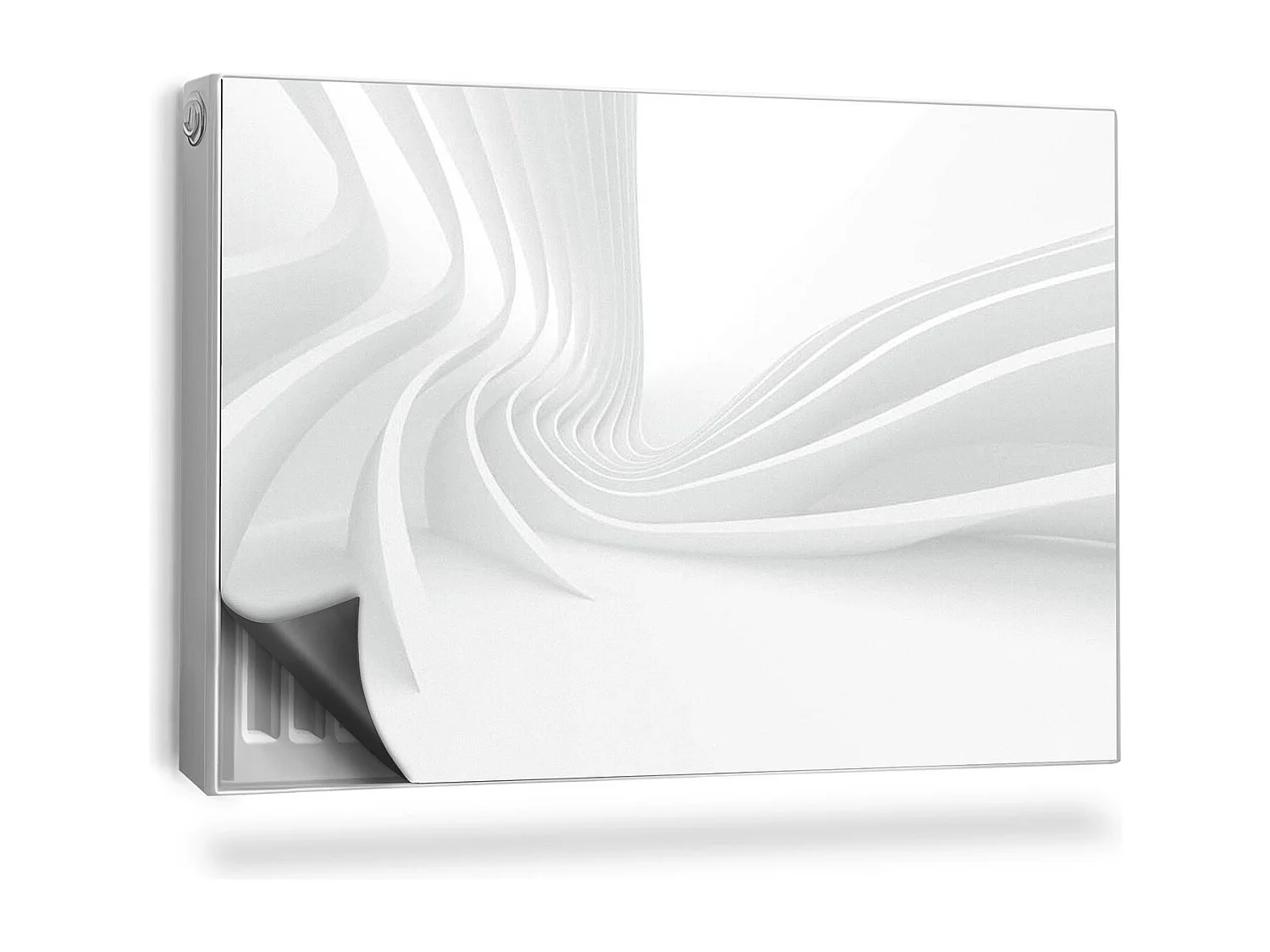 Magnetische mat voor radiator - Geometrische golven - 90x60 cm