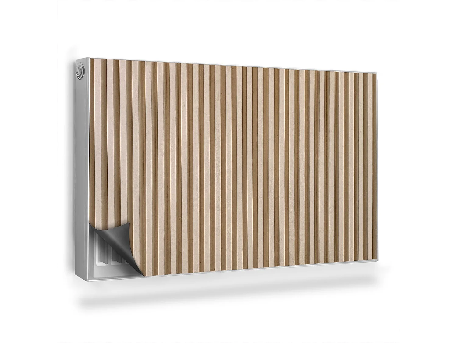 Tapis magnétique pour radiateur - Lattes verticales - 100x60 cm