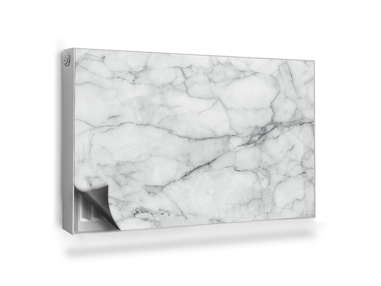 Magnetische Matte für Heizkörper - Gebrochener Marmor - 100x60 cm