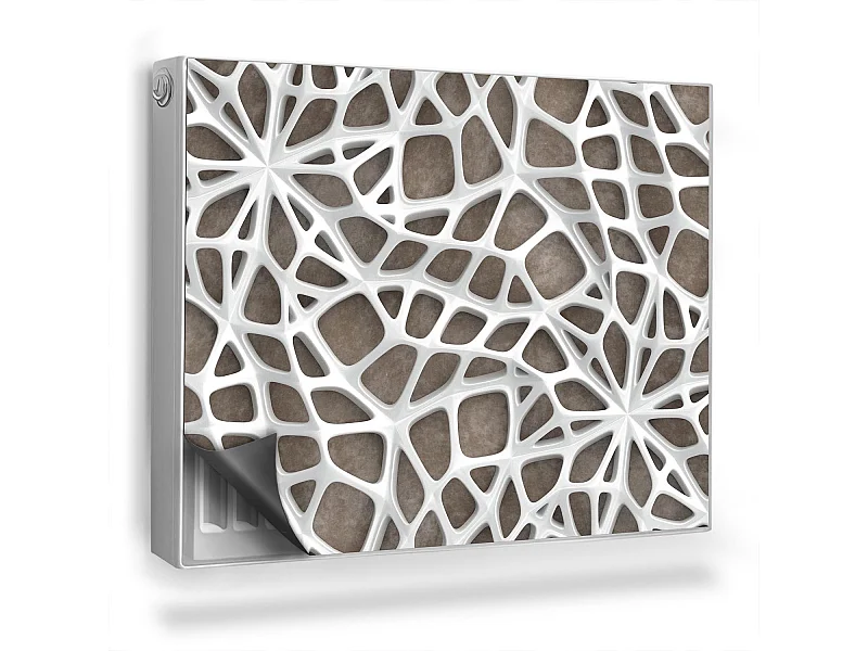 Magnetische Matte für Heizkörper - Spinnennetz - 80x60 cm