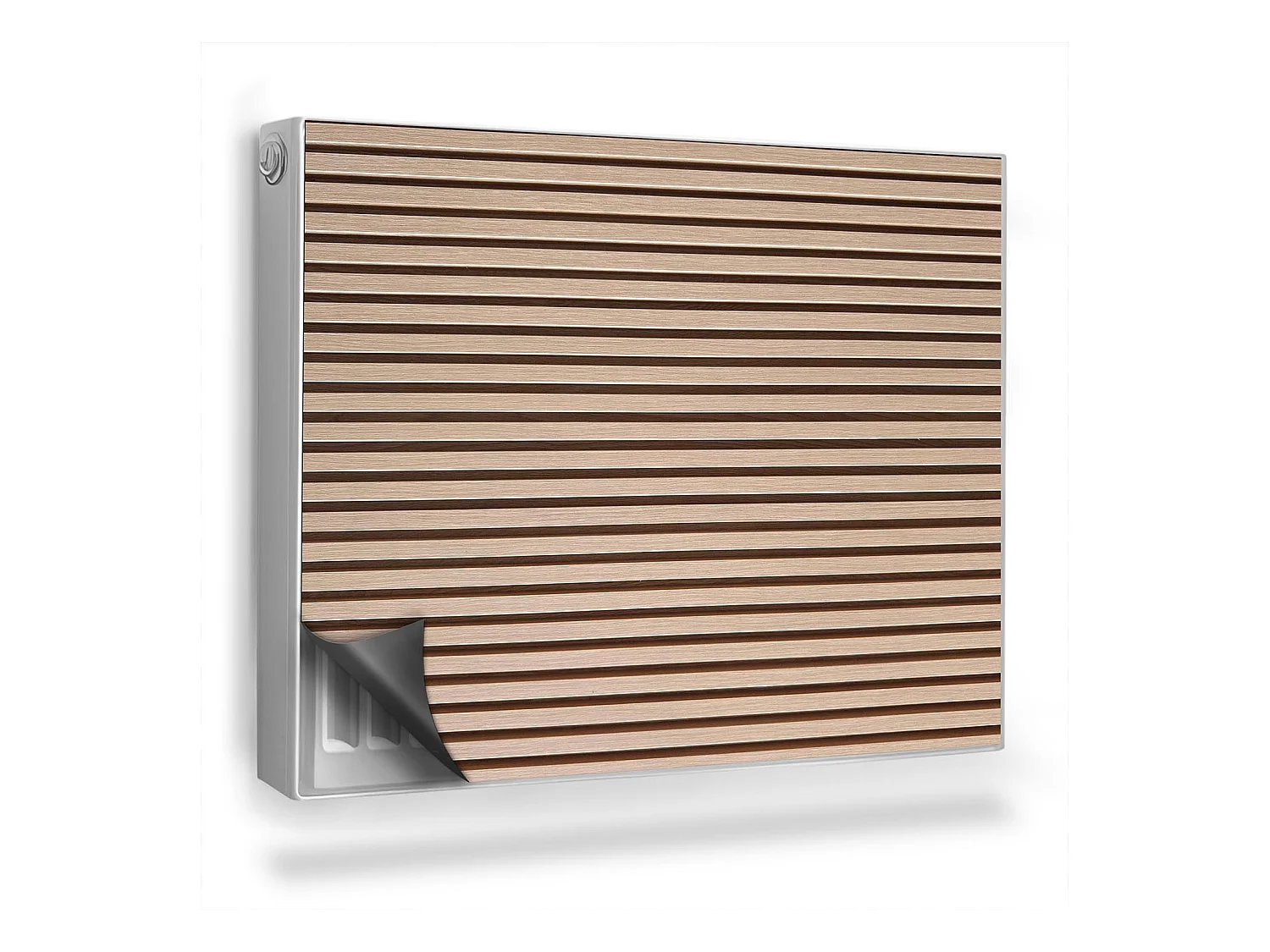 Tapis magnétique pour radiateur - Lattes de niveau - 80x60 cm