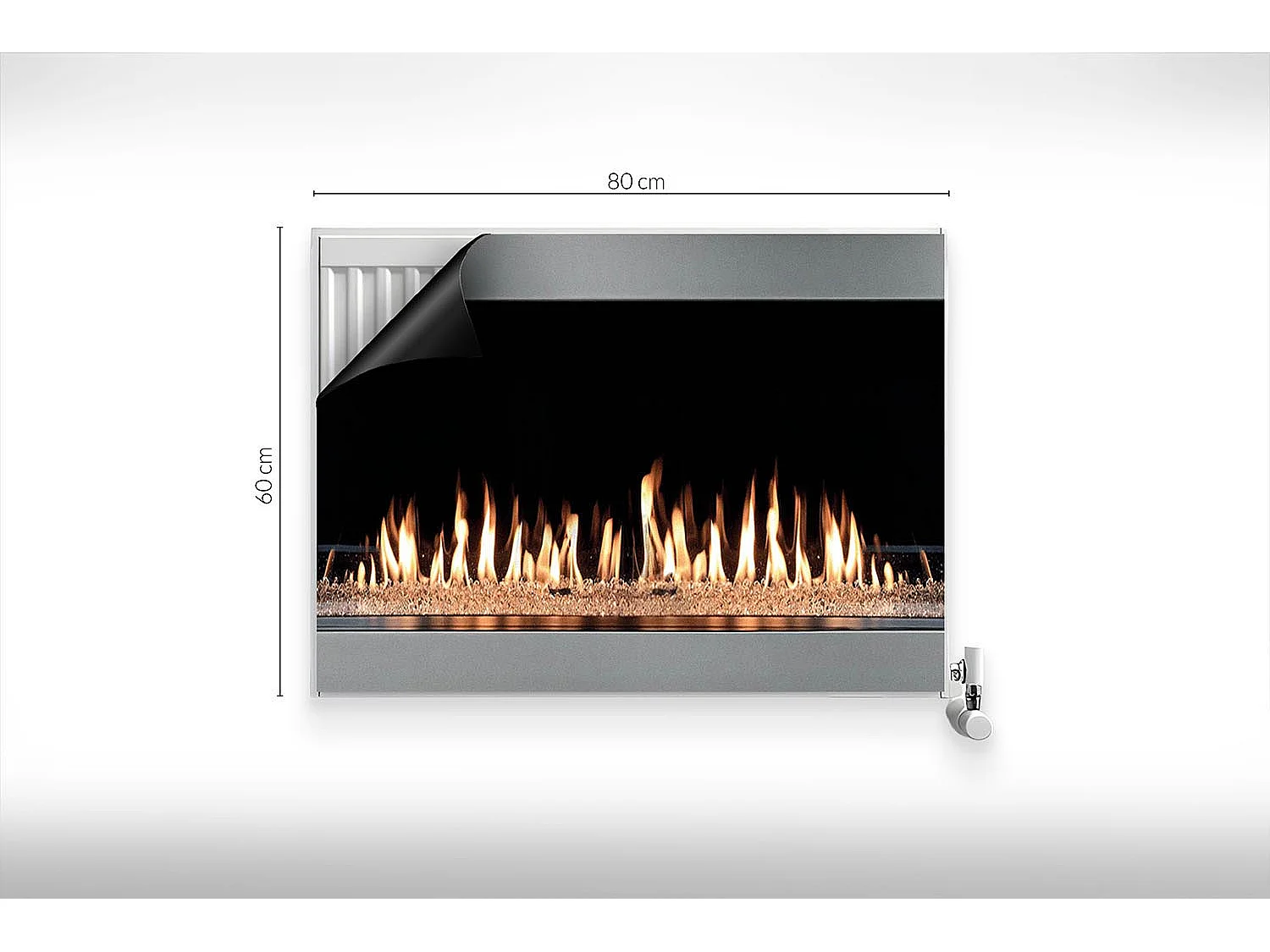 Magnetische Matte für Heizkörper - Kamin - 80x60 cm