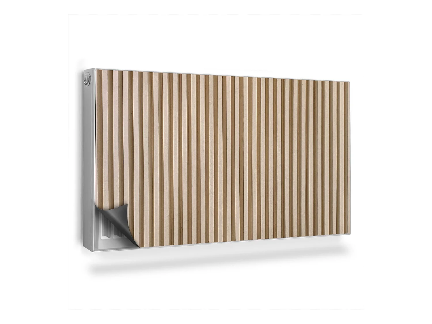 Tapis magnétique pour radiateur - Lattes verticales - 110x60 cm