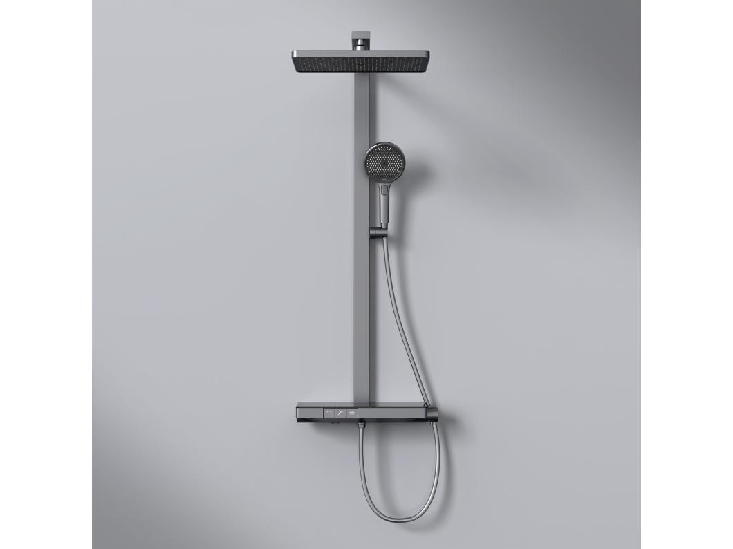 EMKE Doucheset - Met Thermostaat - Temperatuur Display - Regendouche en Handdouche - Douchesysteem