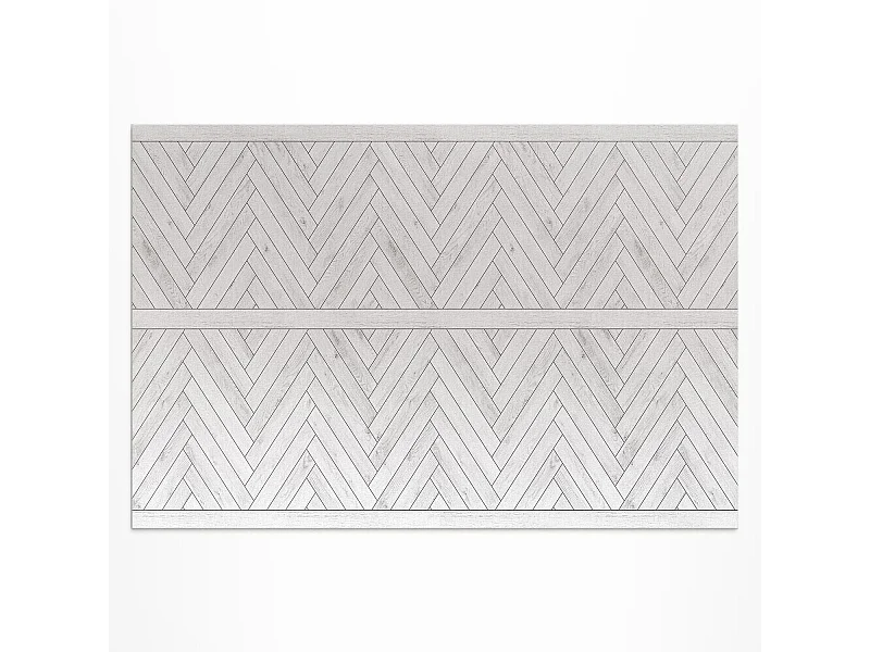 Tapis vinyle pour l'extérieur, Moquette d'extérieur Planches à chevrons - 100x150 cm