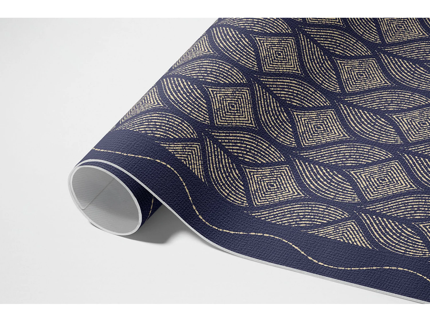 Tapis vinyle pour l'extérieur, Moquette d'extérieur Tissage géométrique - 120x180 cm