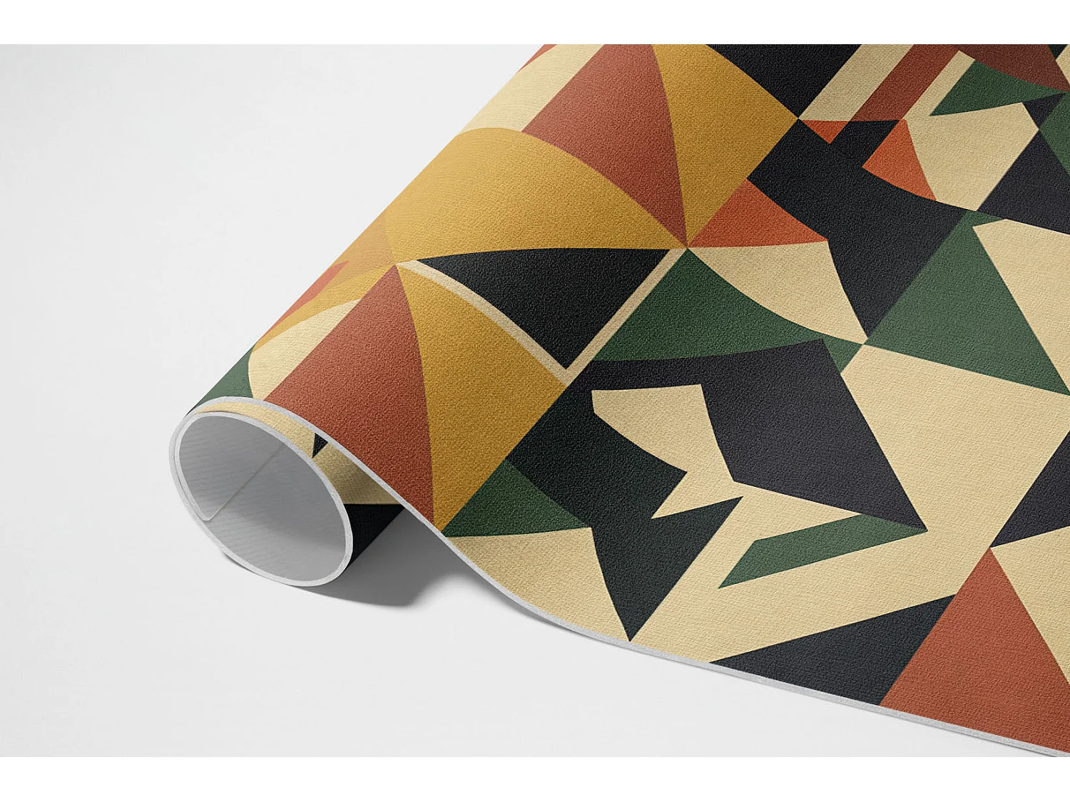 Vinylteppich für den Außenbereich, Außenteppich Pastell-Geometrie - 150x225 cm