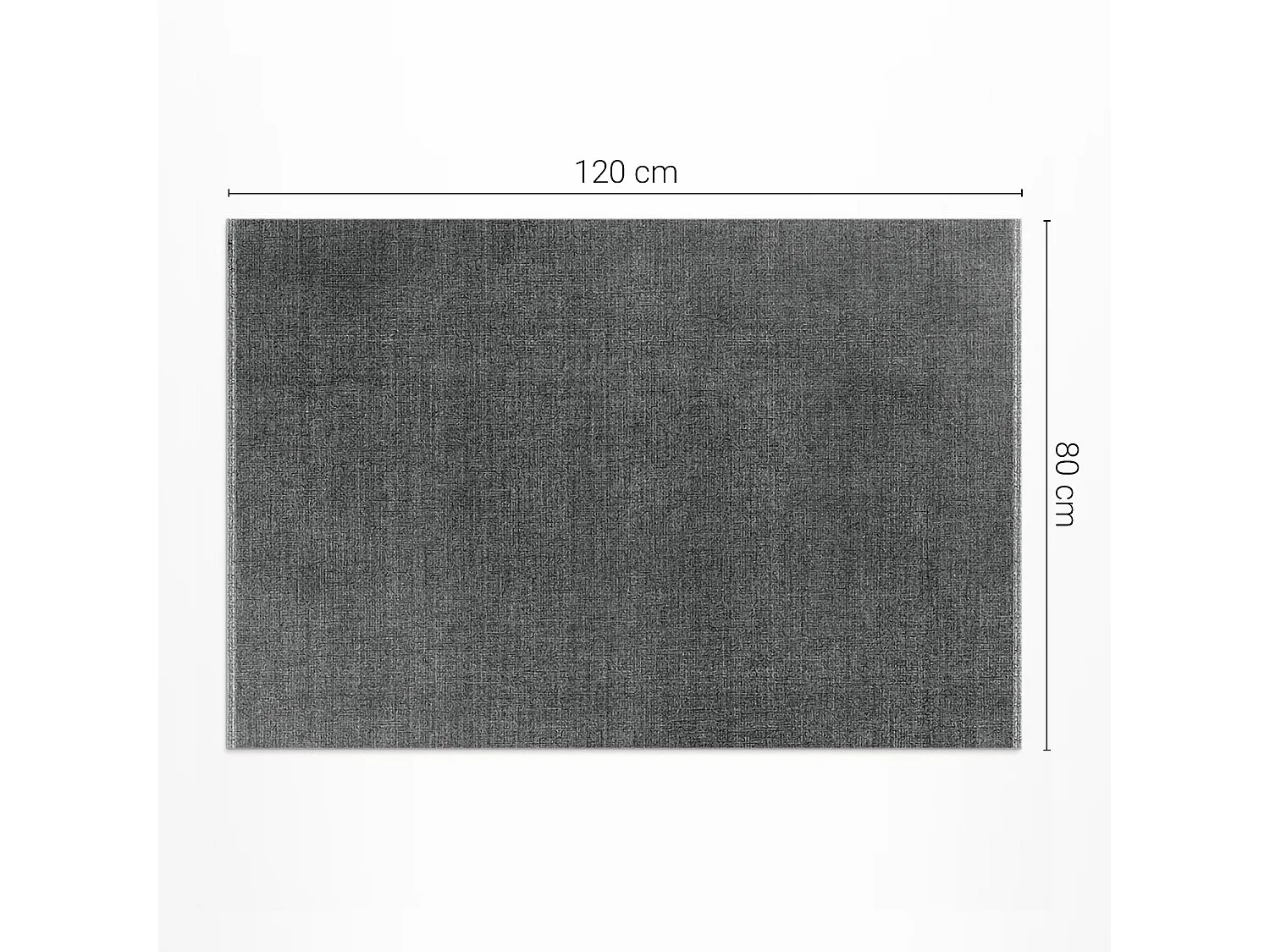 Tappeto in vinile per esterni, Moquette da esterno Pietra scura ed elegante - 80x120 cm