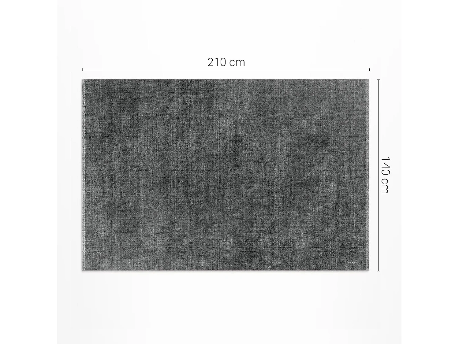 Vinylteppich für den Außenbereich, Außenteppich Dunkler und eleganter Stein - 140x210 cm