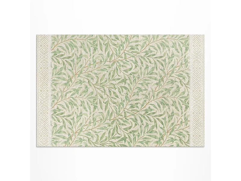 Vinylteppich für den Außenbereich, Außenteppich Blätter, Illustration - 80x120 cm