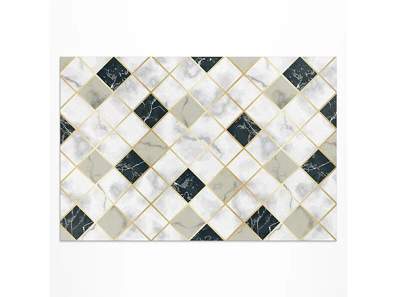 Tapis vinyle pour l'extérieur, Moquette d'extérieur Beau marbre - 80x120 cm