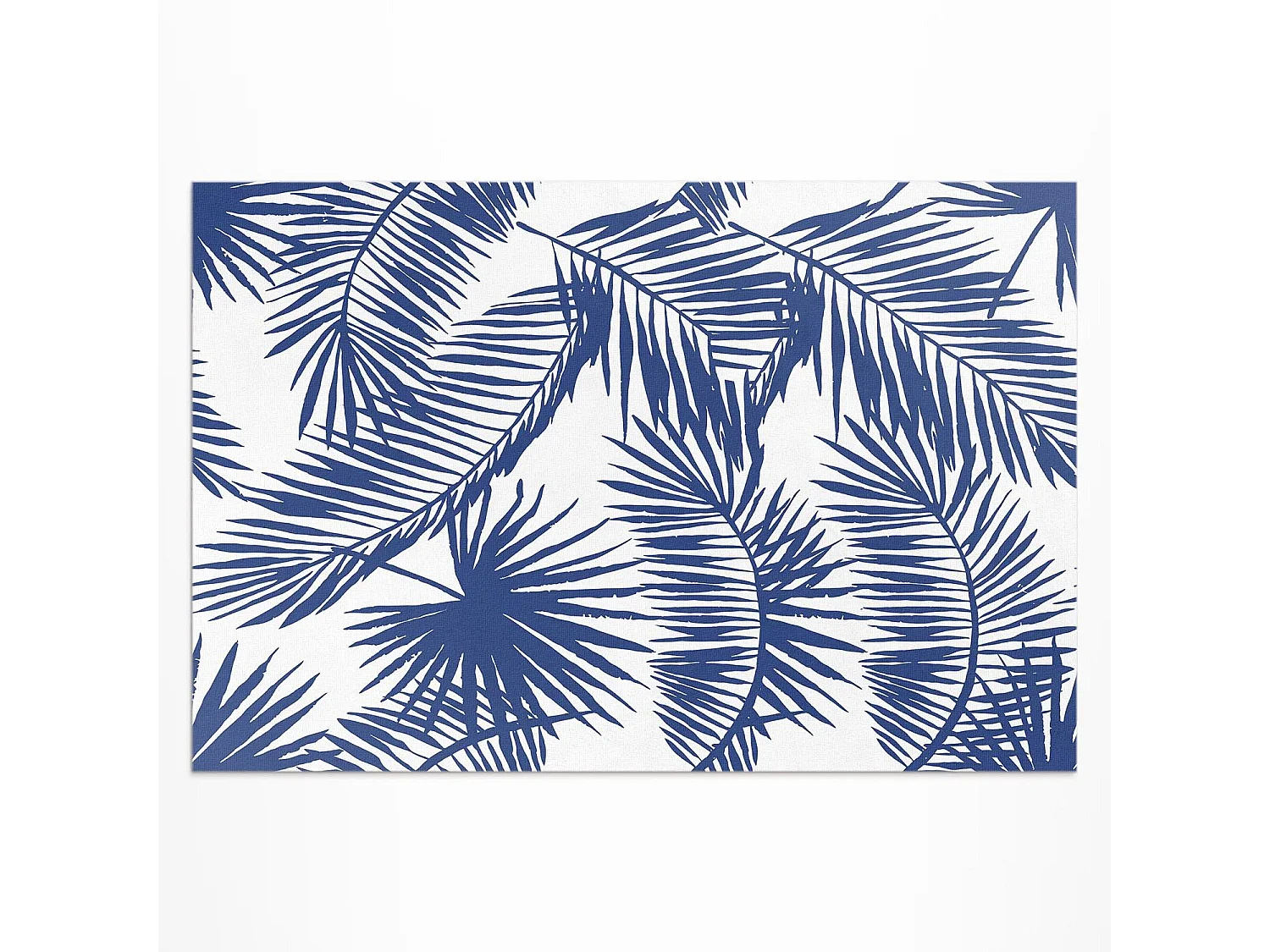 Tapis vinyle pour l'extérieur, Moquette d'extérieur Feuilles monochromes - 80x120 cm