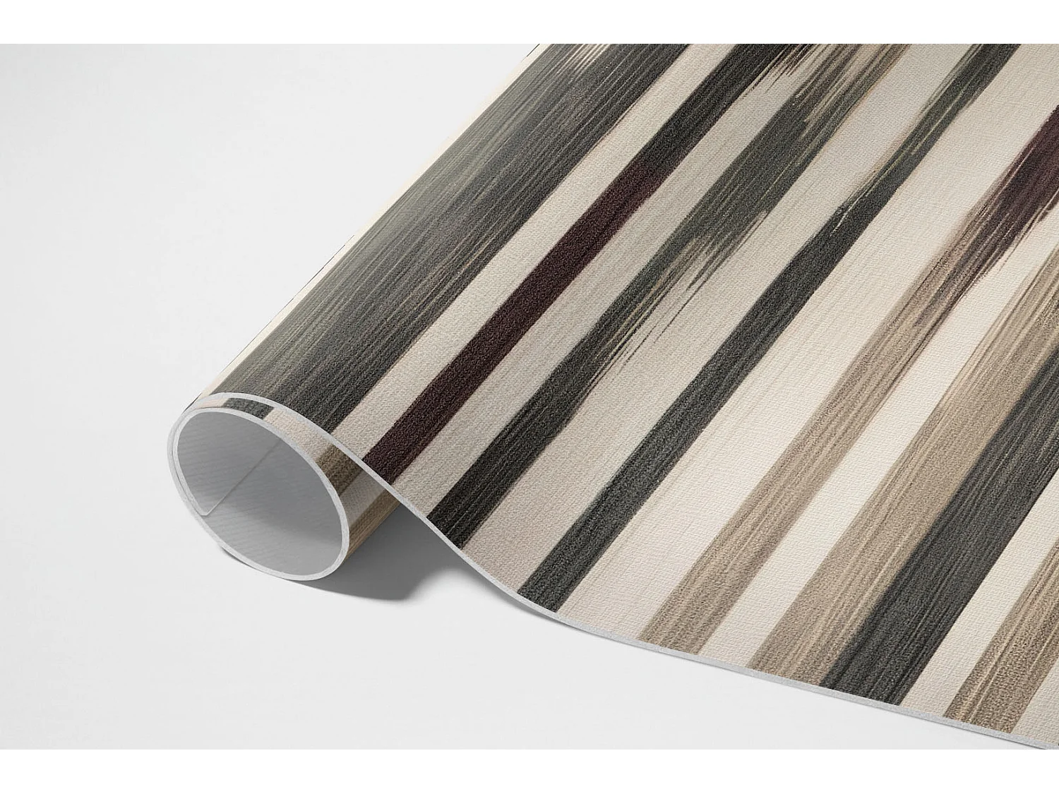 Tapis vinyle pour l'extérieur, Moquette d'extérieur Rayures pastel - 140x210 cm