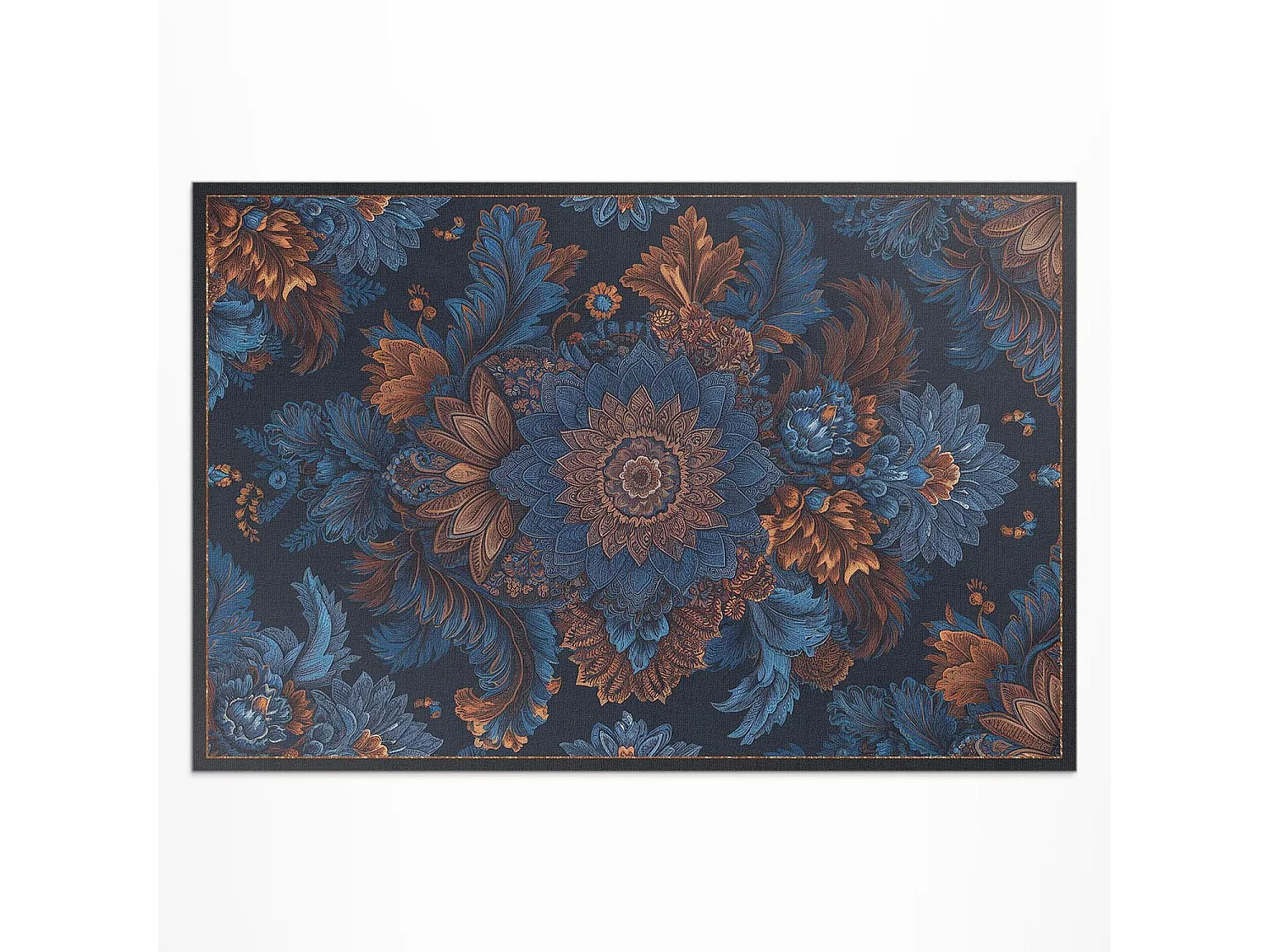 Vinylteppich für den Außenbereich, Außenteppich Blumenkomposition - 100x150 cm