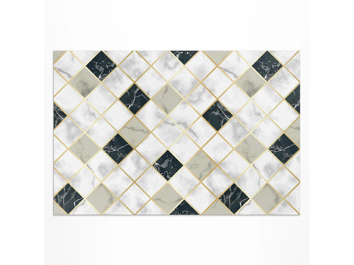 Vinylteppich für den Außenbereich, Außenteppich Edler Marmor - 140x210 cm