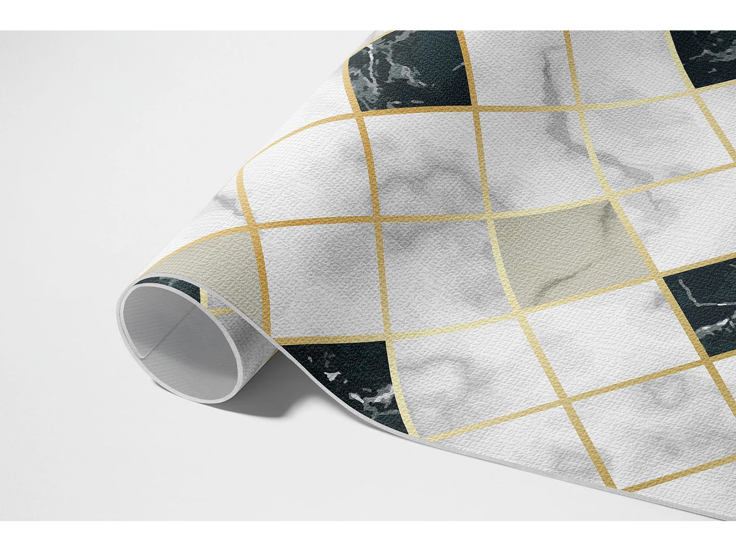 Vinylteppich für den Außenbereich, Außenteppich Edler Marmor - 140x210 cm