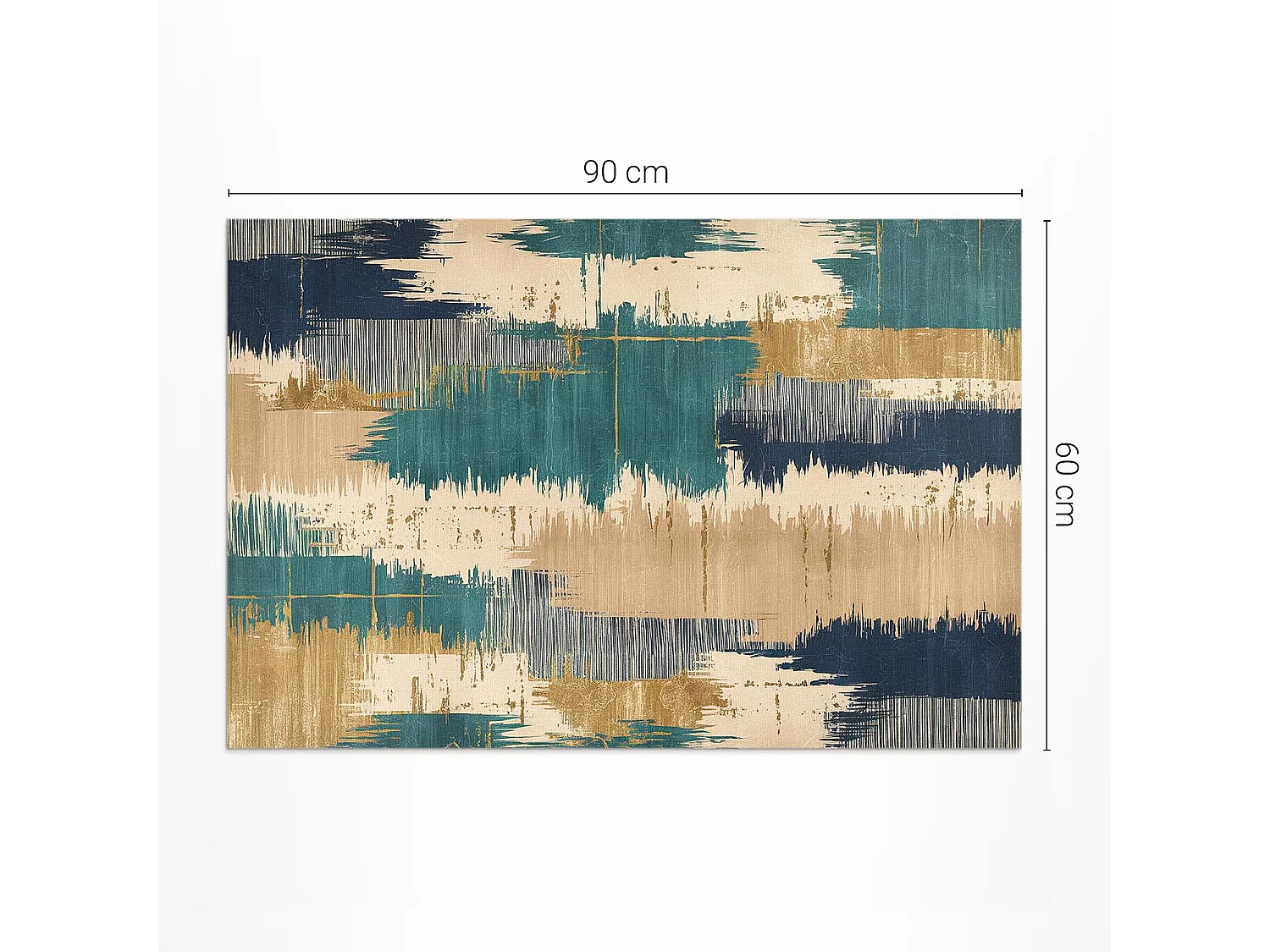 Tapis vinyle pour l'extérieur, Moquette d'extérieur Taches abstraites - 60x90 cm