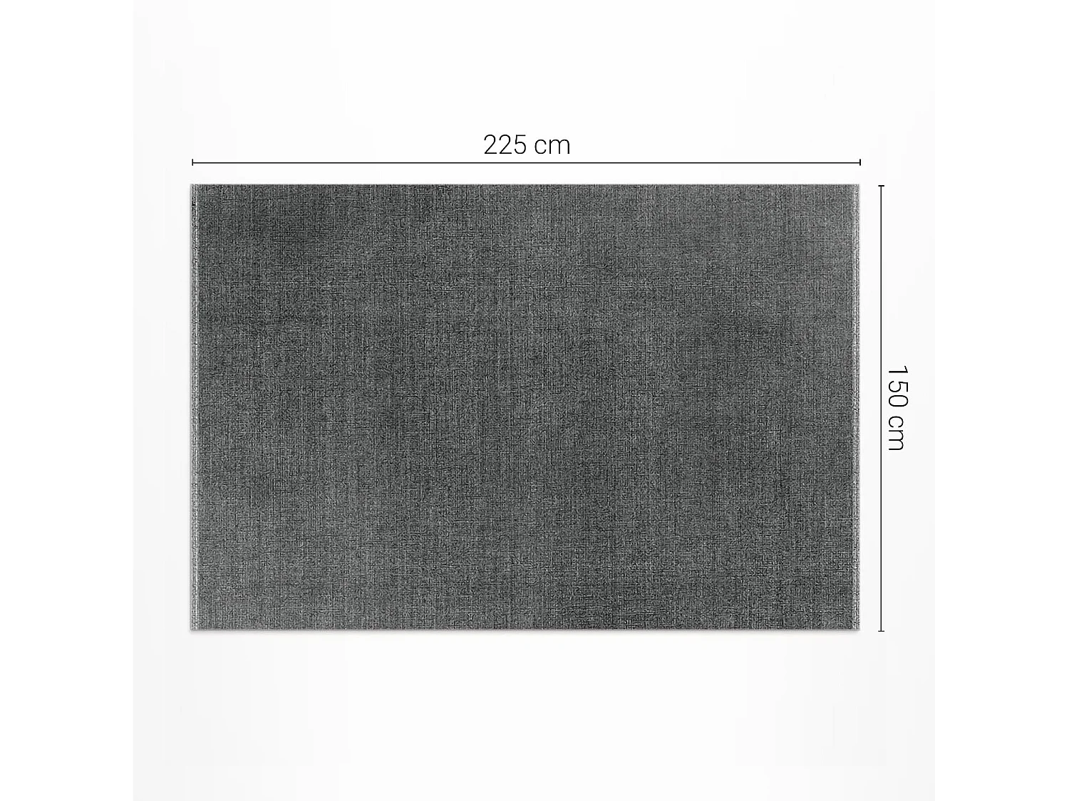 Tapis vinyle pour l'extérieur, Moquette d'extérieur Pierre sombre et élégante - 150x225 cm