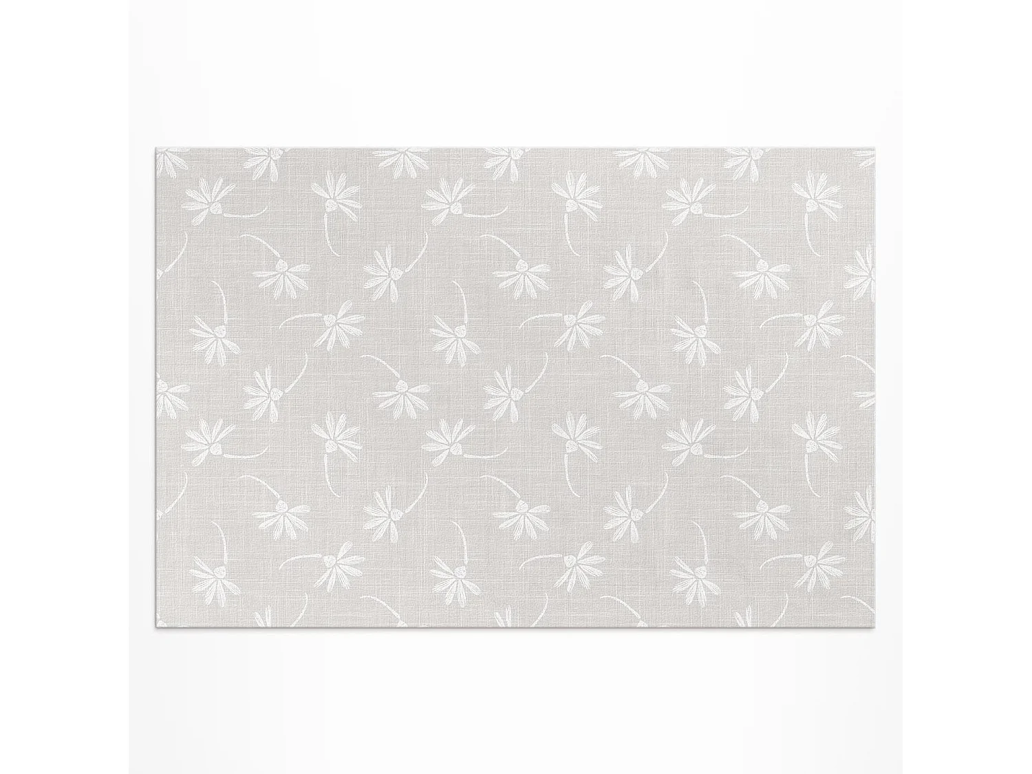 Tapis vinyle pour l'extérieur, Moquette d'extérieur Fleurs délicates - 150x225 cm