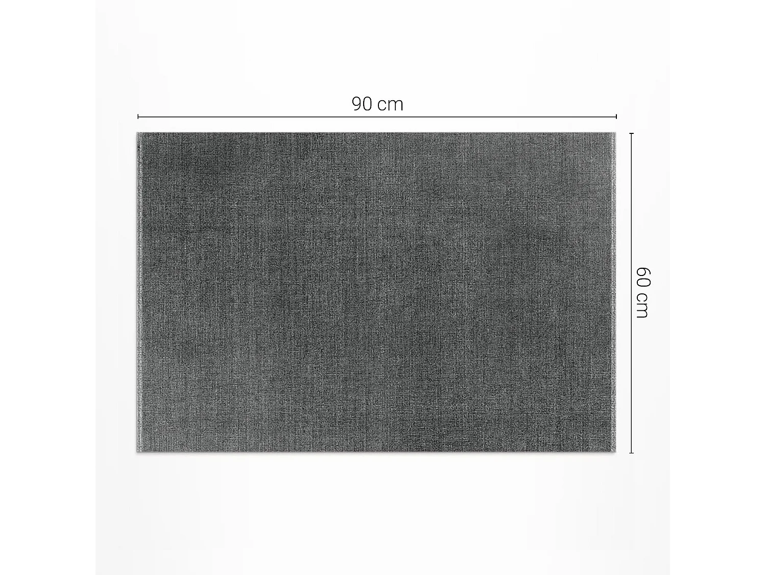 Tapis vinyle pour l'extérieur, Moquette d'extérieur Pierre sombre et élégante - 60x90 cm