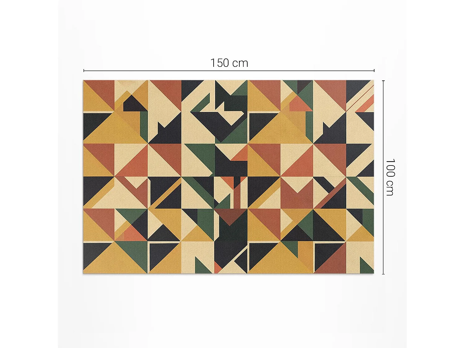 Tapis vinyle pour l'extérieur, Moquette d'extérieur Géométrie pastel - 100x150 cm