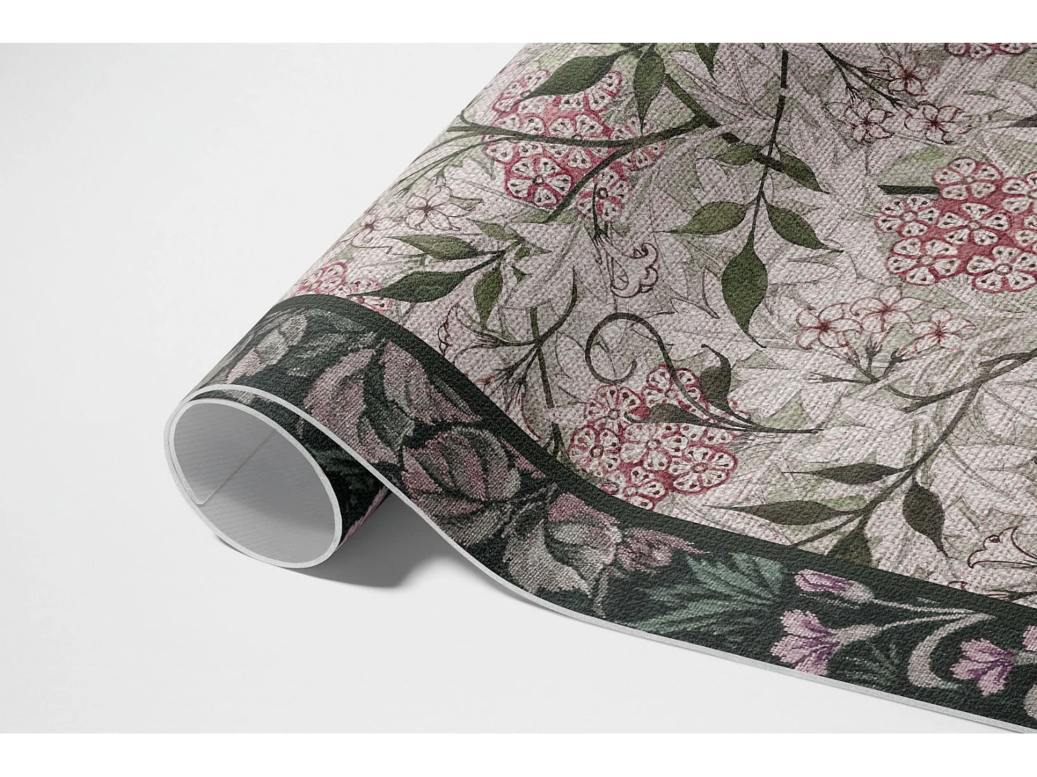 Vinylteppich für den Außenbereich, Außenteppich Jasmin-Skizze - 150x225 cm