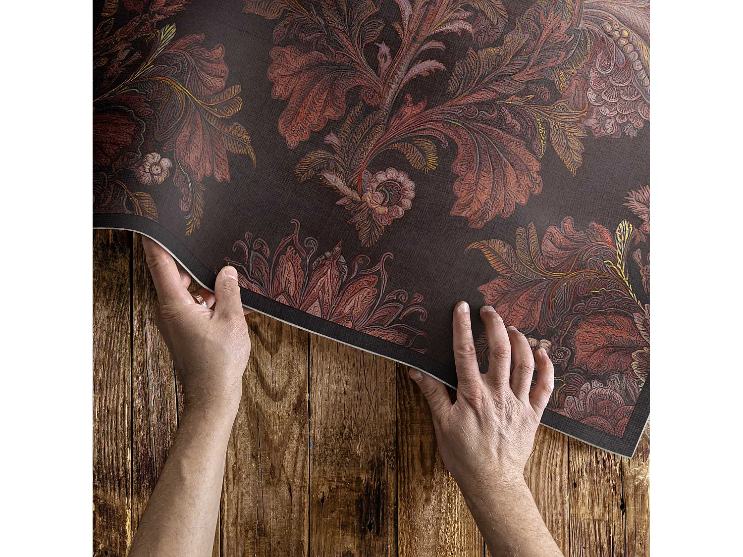 Tapis vinyle pour l'extérieur, Moquette d'extérieur Composition florale - 80x120 cm