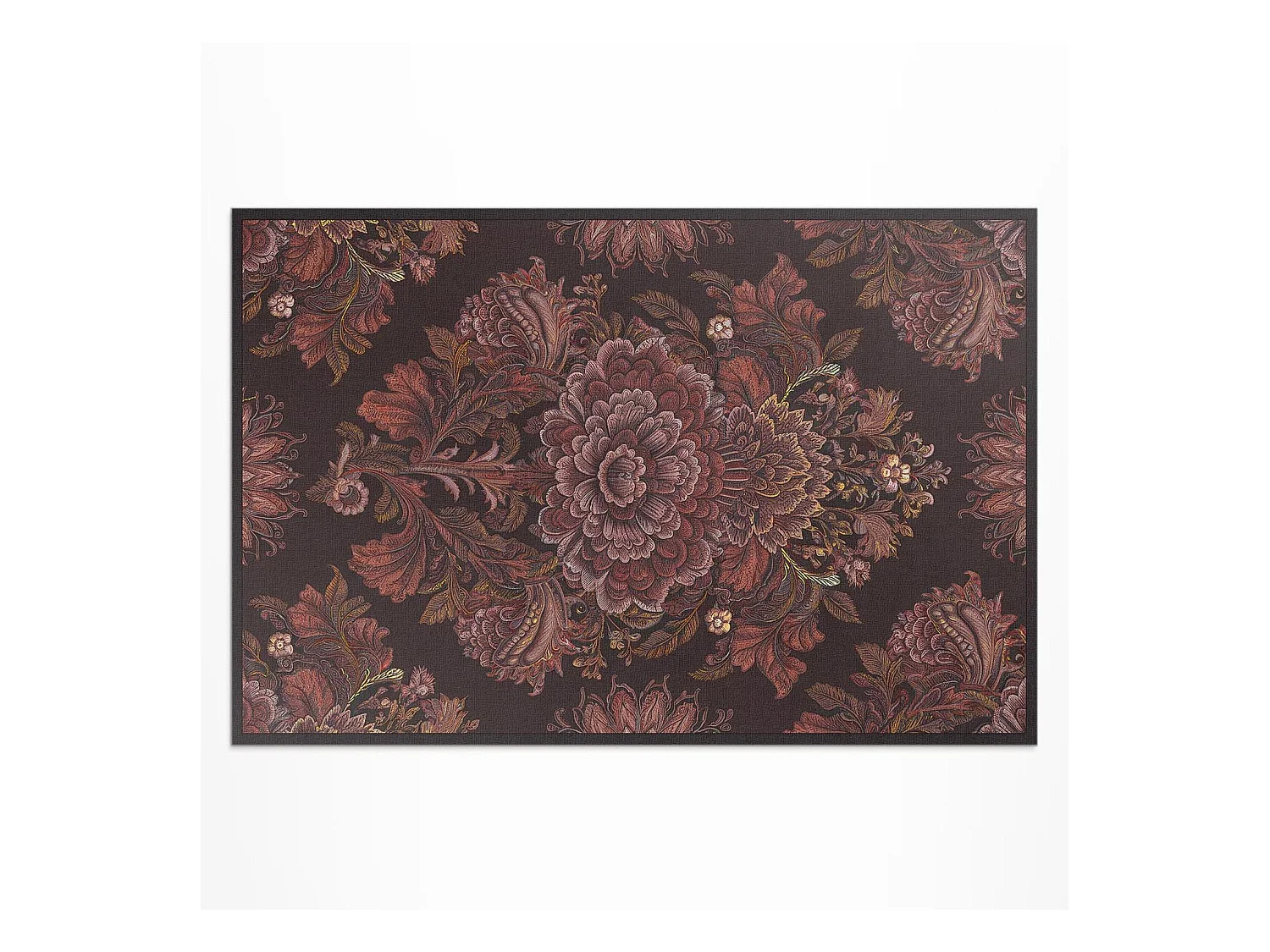 Tapis vinyle pour l'extérieur, Moquette d'extérieur Composition florale - 100x150 cm