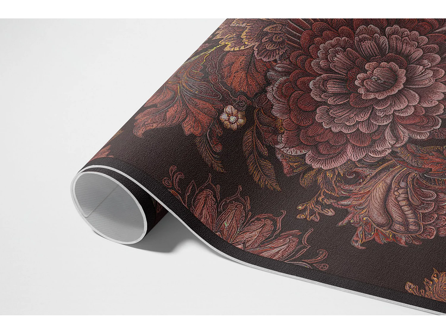 Vinylteppich für den Außenbereich, Außenteppich Blumenkomposition - 100x150 cm