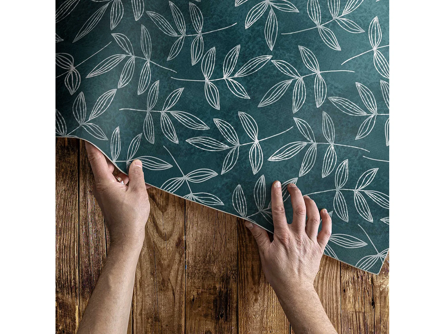 Vinylteppich für den Außenbereich, Außenteppich Minimalistische Zweige - 150x225 cm